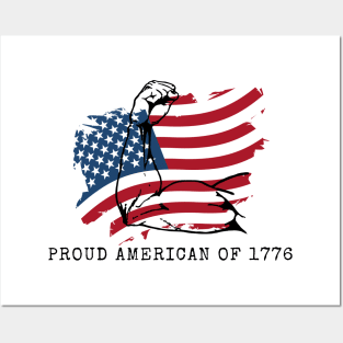 PROUD AMERICAN OF 1776 Posters and Art